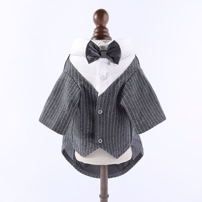 Traje Formal para Perros y Gatos - Elegancia Gentleman para Mascotas