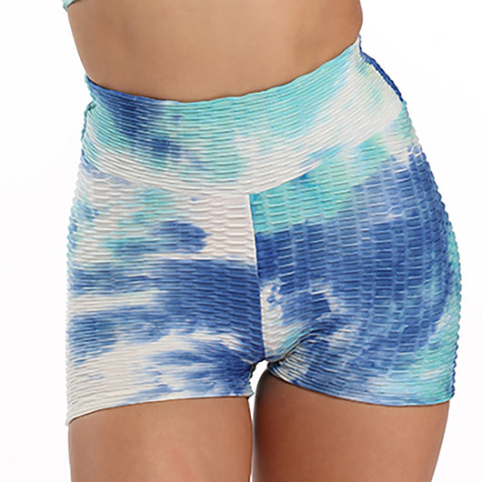 Shorts Deportivos Levantadores con Diseño Tie Dye Jacquard - Image 33