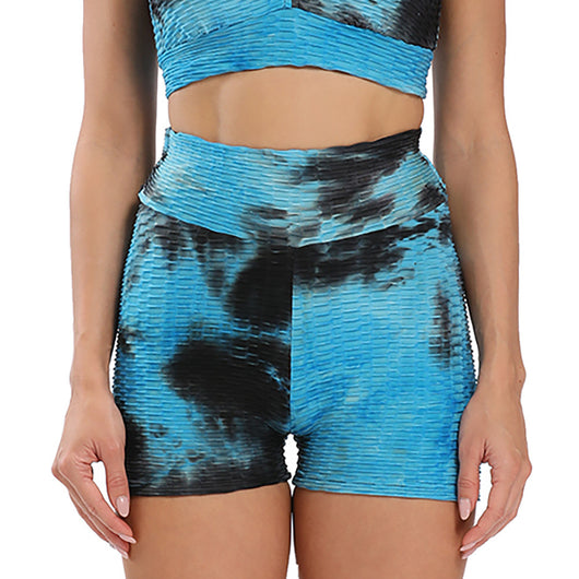 Shorts Deportivos Levantadores con Diseño Tie Dye Jacquard - Image 37