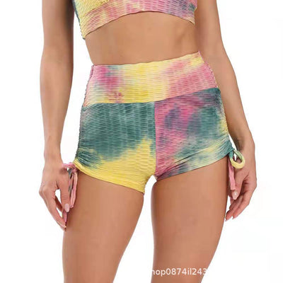 Shorts Deportivos Levantadores con Diseño Tie Dye Jacquard - Image 39