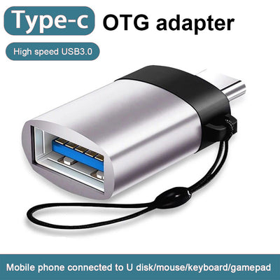 Adaptador USB-C a USB 3.0 Hembra con Cadena de Seguridad - Image 2