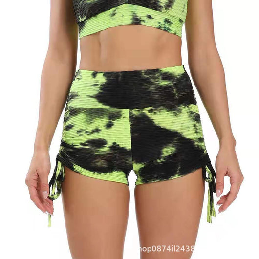 Shorts Deportivos Levantadores con Diseño Tie Dye Jacquard - Image 8