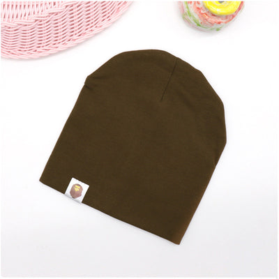 Gorro de Algodón Tejido Grueso para Bebé - Primavera y Otoño - Image 40