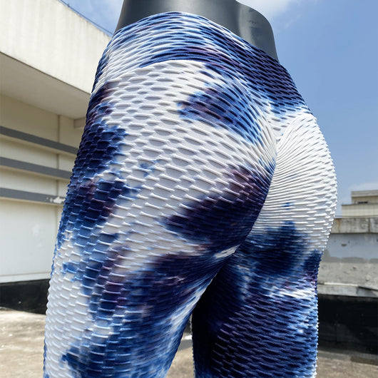 Shorts Deportivos Levantadores con Diseño Tie Dye Jacquard - Image 22