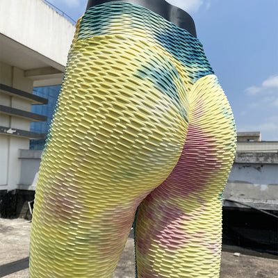 Shorts Deportivos Levantadores con Diseño Tie Dye Jacquard - Image 19
