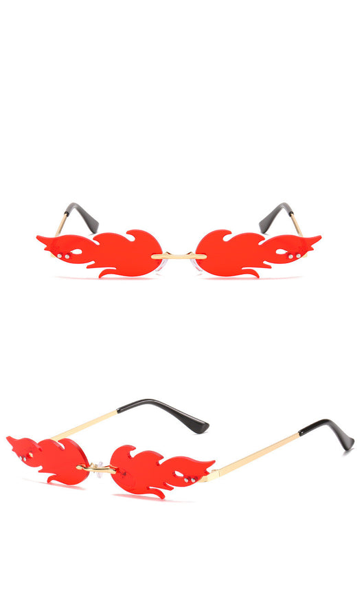 Gafas de Sol Rimless Extravagantes - Diseño Único y Moderno - Image 6