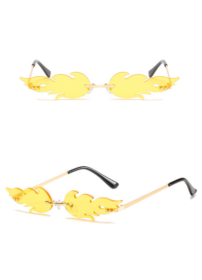Gafas de Sol Rimless Extravagantes - Diseño Único y Moderno - Image 9