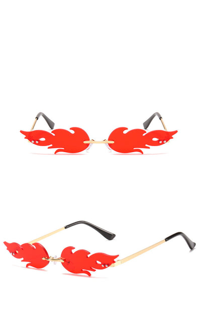 Gafas de Sol Rimless Extravagantes - Diseño Único y Moderno - Image 3