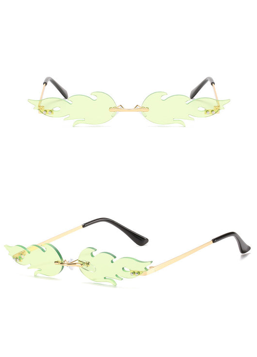 Gafas de Sol Rimless Extravagantes - Diseño Único y Moderno