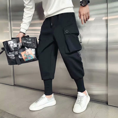Pantalones Deportivos para Hombre Largo hasta el Tobillo Negro Profundo - Image 2