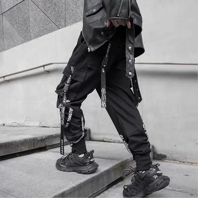 Pantalones Militares Funcionales con Múltiples Bolsillos y Cintura Ajustable - Image 4