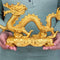 Dragón Dorado Feng Shui - Ornamento Zodiacal para Prosperidad y Protección