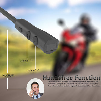 Casco de Moto con Auriculares Bluetooth Inalámbricos Integrados - Image 5