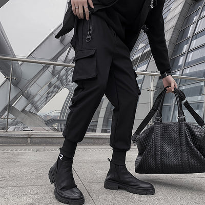 Pantalón Slim Fit Coreano de Moda Contemporánea - Image 3
