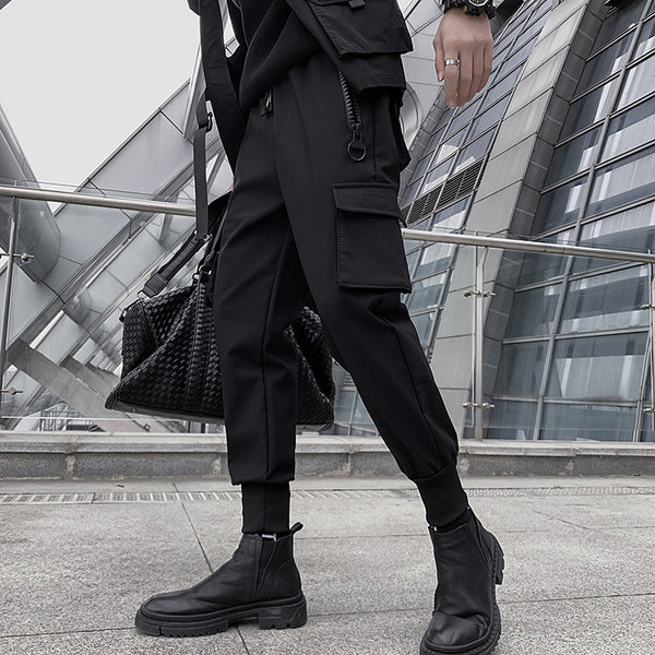 Pantalón Slim Fit Coreano de Moda Contemporánea