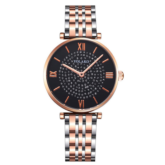 Reloj de Acero Inoxidable para Mujer con Diseño Floral Minimalista - Image 10
