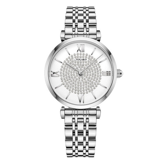 Reloj de Acero Inoxidable para Mujer con Diseño Floral Minimalista - Image 14