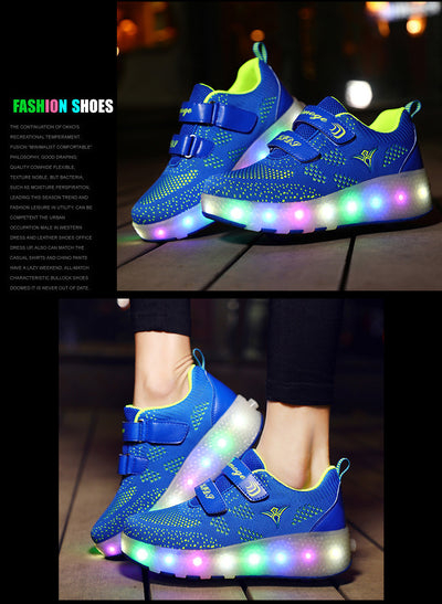 Zapatillas LED Recargables de Dos Ruedas - Image 6