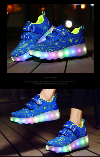 Zapatillas LED Recargables de Dos Ruedas - Image 5