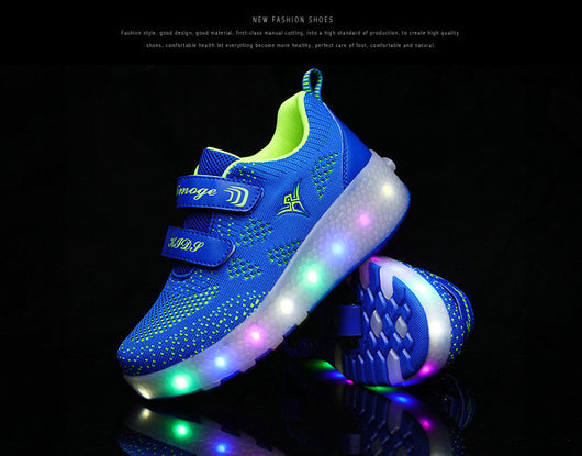 Zapatillas LED Recargables de Dos Ruedas - Image 4