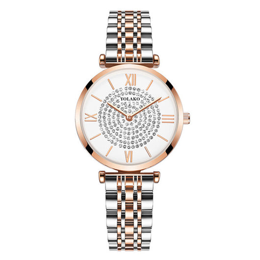Reloj de Acero Inoxidable para Mujer con Diseño Floral Minimalista - Image 7
