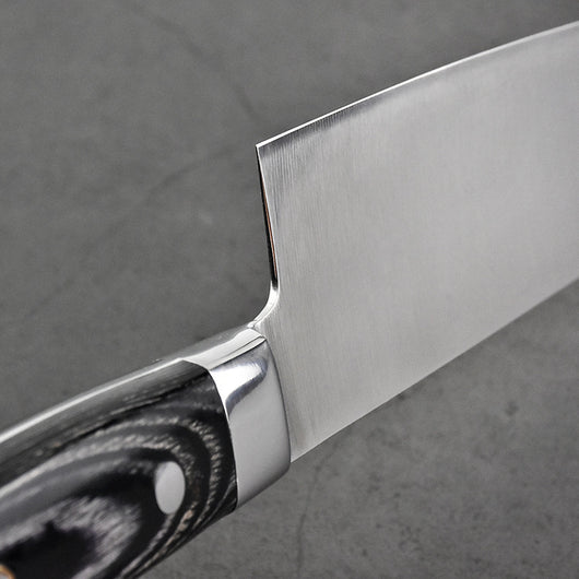 Cuchillo de Chef Profesional con Mango de Madera Texturizada - Cuchillo Multiusos de Cocina - Image 3