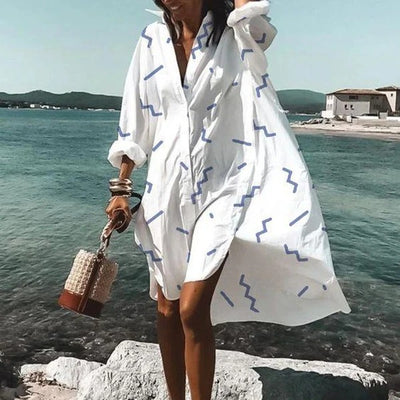 Vestido Camisero Elegante con Estilo Sofisticado - Image 11