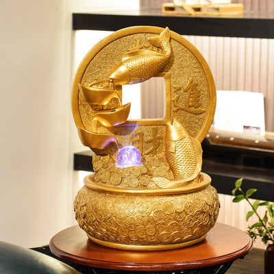 Fuente de Agua Feng Shui con Peces - Decoración para Hogar y Oficina - Image 7