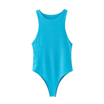 Body Ajustado sin Mangas Cuello Redondo - Image 17