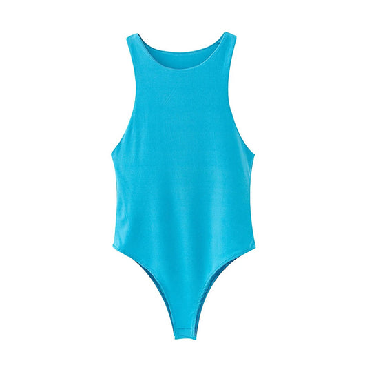 Body Ajustado sin Mangas Cuello Redondo - Image 17