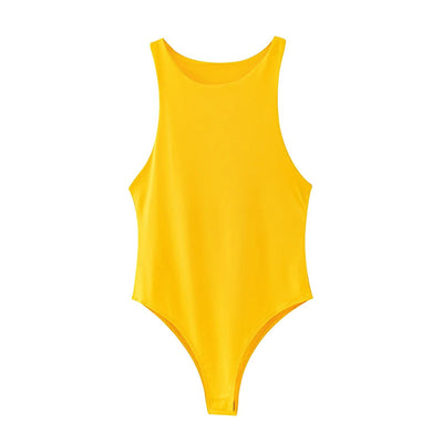 Body Ajustado sin Mangas Cuello Redondo - Image 22