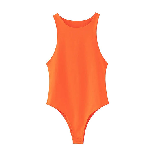 Body Ajustado sin Mangas Cuello Redondo - Image 3