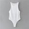 Body Ajustado sin Mangas Cuello Redondo