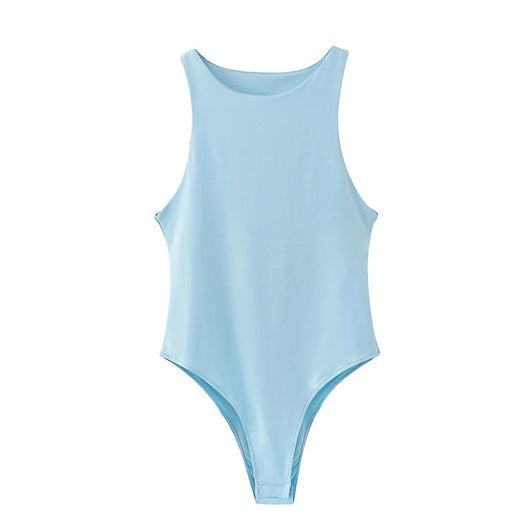 Body Ajustado sin Mangas Cuello Redondo - Image 6