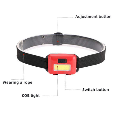 Linterna Frontal LED COB Compacta para Exteriores - Image 10