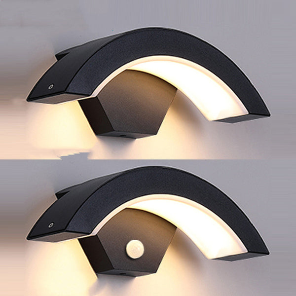 Lámpara de Pared LED en Forma de Luna con Sensor de Movimiento