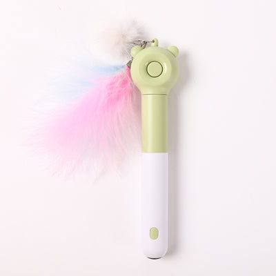 Varitas Láser Interactivas para Gatos con Campanillas y Plumas - Image 4