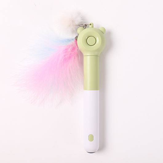 Varitas Láser Interactivas para Gatos con Campanillas y Plumas - Image 4