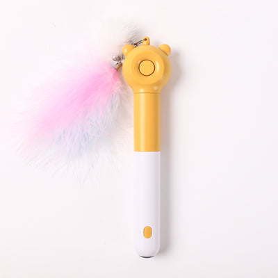 Varitas Láser Interactivas para Gatos con Campanillas y Plumas - Image 2