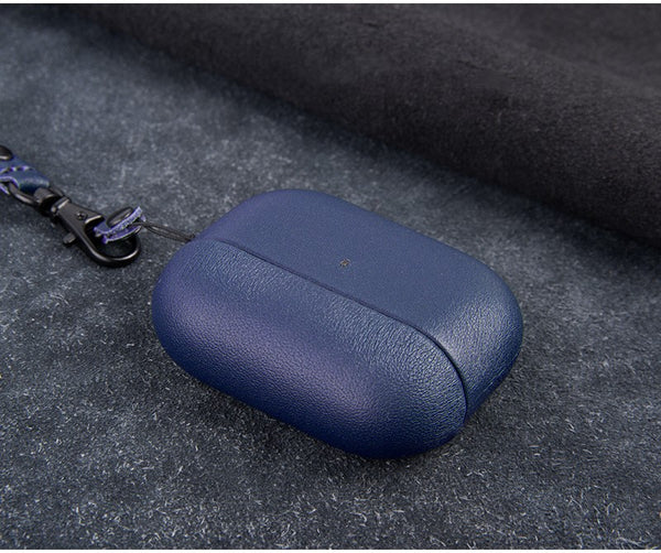 Funda Protectora de Cuero para Auriculares Bluetooth Inalámbricos Compatible con Apple
