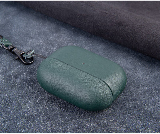 Funda Protectora de Cuero para Auriculares Bluetooth Inalámbricos Compatible con Apple - Image 5