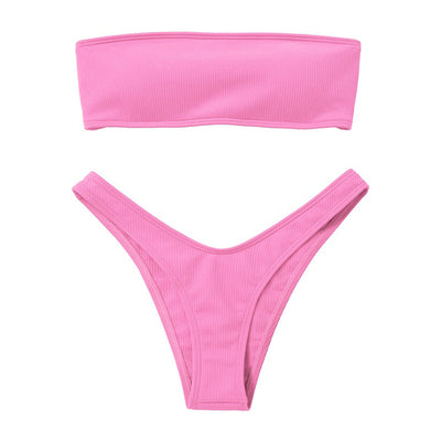 Bikini Tubo de Dos Piezas Sexy con Espalda Descubierta - Diseño Europeo - Image 18
