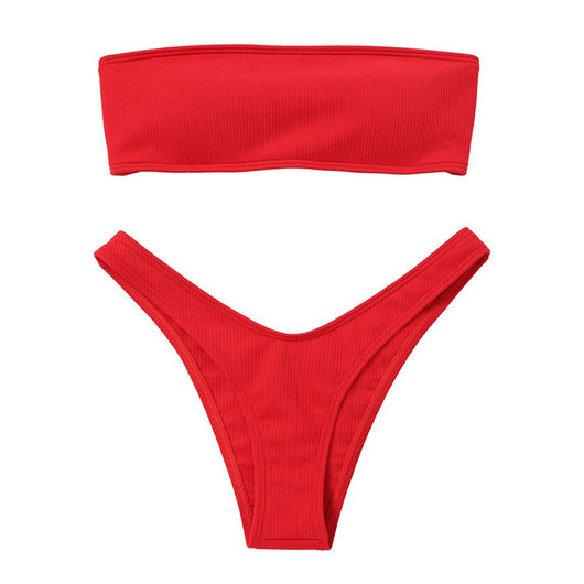 Bikini Tubo de Dos Piezas Sexy con Espalda Descubierta - Diseño Europeo - Image 14