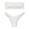 Bikini Tubo de Dos Piezas Sexy con Espalda Descubierta - Diseño Europeo