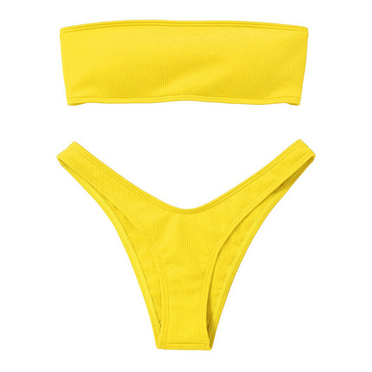Bikini Tubo de Dos Piezas Sexy con Espalda Descubierta - Diseño Europeo - Image 2