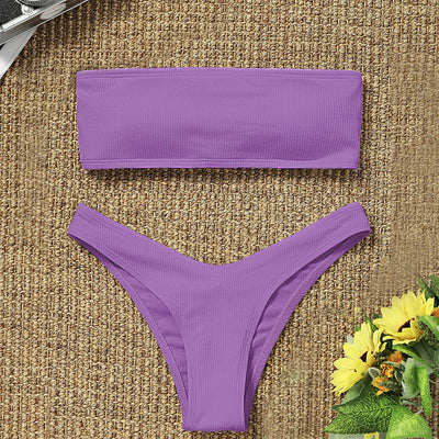 Bikini Tubo de Dos Piezas Sexy con Espalda Descubierta - Diseño Europeo - Image 4