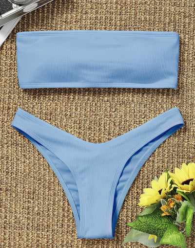 Bikini Tubo de Dos Piezas Sexy con Espalda Descubierta - Diseño Europeo - Image 8