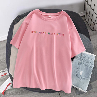 Playera Básica para Mujer Letter Tide - Cuello Redondo Manga Corta - Image 9