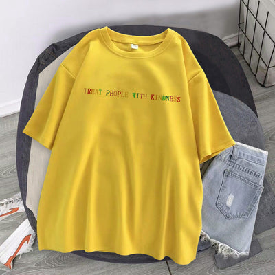 Playera Básica para Mujer Letter Tide - Cuello Redondo Manga Corta - Image 5