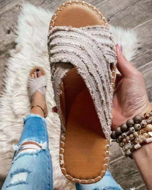 Sandalias y Pantuflas Bohemias para Exterior
